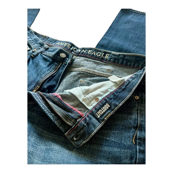 ‼️SOLD‼️ AE AMERICAN EAGLE OUTFITTERS BOOTCUT MENS JEANS 38X32 LOT of 3 - Picture 9 of 9